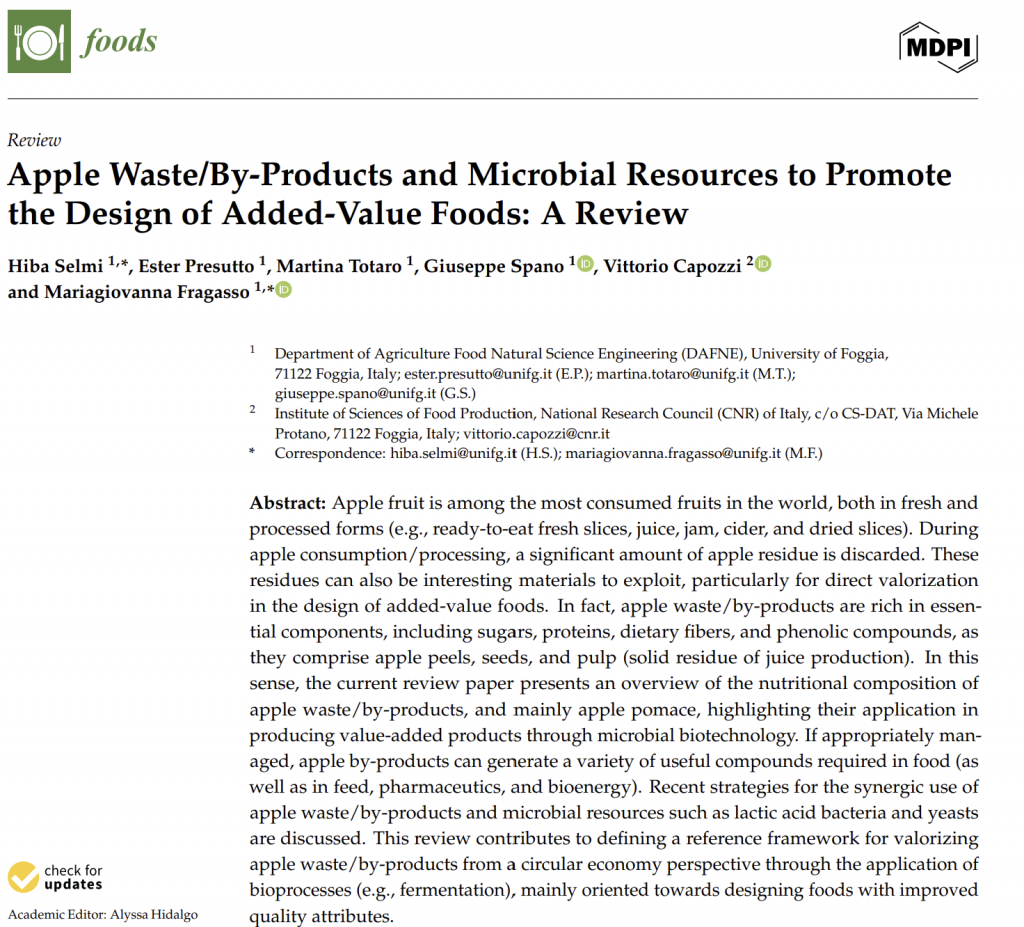 apple waste valorization through fermentation and microbial biotechnology